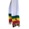 Echarpe Rasta blanche Lion