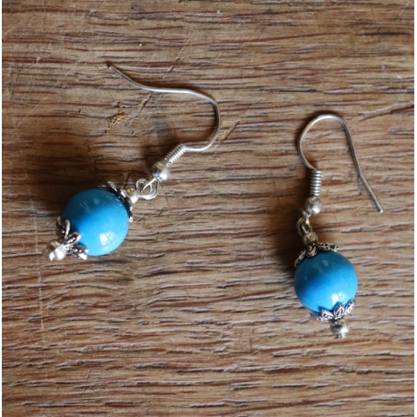 Boucles d oreilles Turquoise