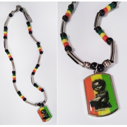 Collier Rasta Pendentif Baby Rasta