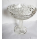 Coupe a fruits sur pied cristal cisele années 50