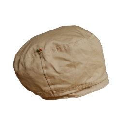 Casquette Rasta Ethiopie beige sombre