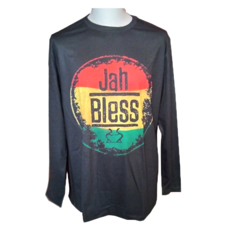 T-shirt noir Jah Bless