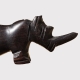 Joli rhinoceros en ebene detail