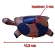 Jolie tortue en bois dimensions