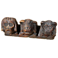 Les 3 singes du bonheur