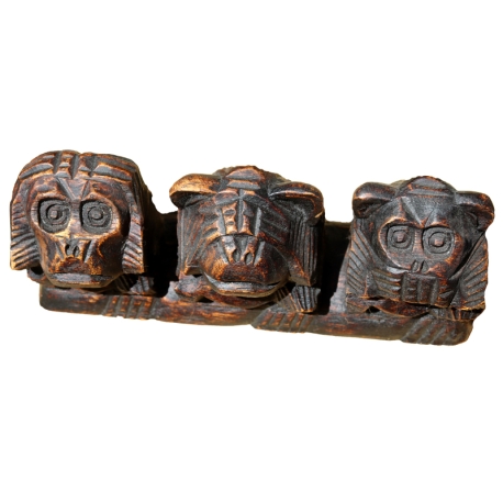 Les 3 singes du bonheur