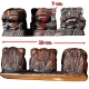 Les 3 singes du bonheur dimensions
