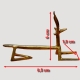 Porte couteaux en bronze dimensions