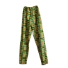 Pantalon coton imprime jaune vert Mali
