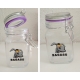 Bocal verre hermetique