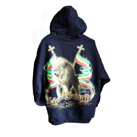 Sweatshirt Rasta capuche Lion of Juda