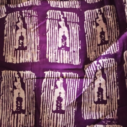Pagne africain tissu violet