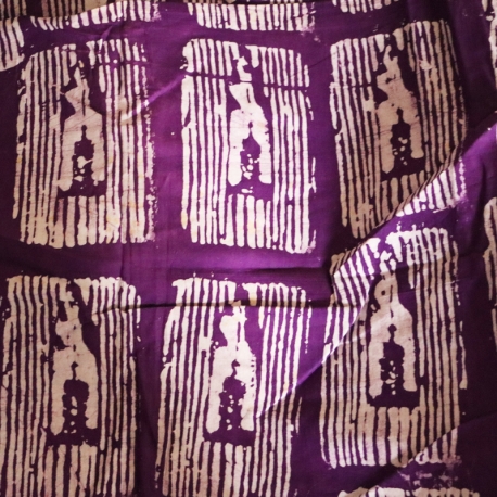 Pagne africain tissu violet