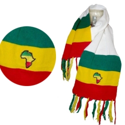 Echarpe couleurs Rasta Afrique