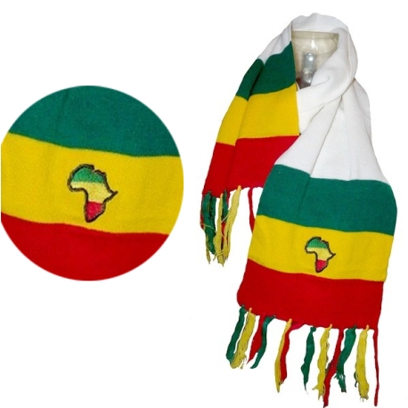 Echarpe couleurs Rasta Afrique