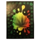 Tenture coton splash couleurs Rasta