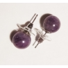 Boucles d oreilles amethyste