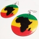 Boucles d oreilles Africa paillettes