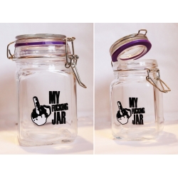 Bocal verre grand format hermetique