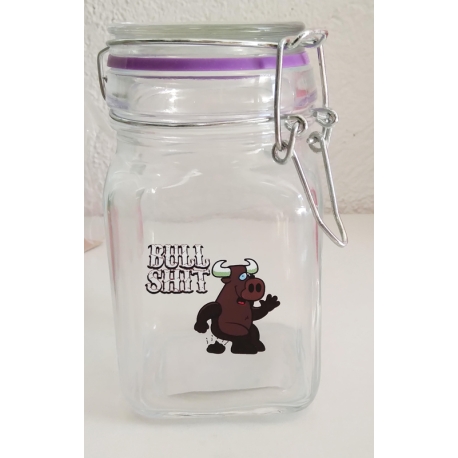 Bocal verre grand hermetique