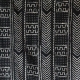 Tissu artisanal africain noir et blanc detail