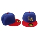 Casquettes couleur L-A bleu rouge