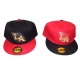 Casquettes couleur L-A rouge noir