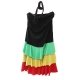 Tunique volants couleurs Rasta