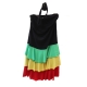 Tunique volants couleurs Rasta