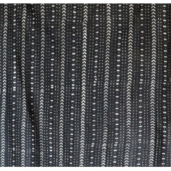 Bogolan artisanal Tissu africain noir blanc