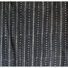 Bogolan artisanal Tissu africain noir blanc