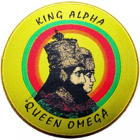 Sticker King Alpha Queen Oméga
